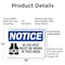 Signmission 12 in Height, 18 in Width, Plastic, Rectangle OS-2PACK-NS-P-1218-L-13513 - alternate 4